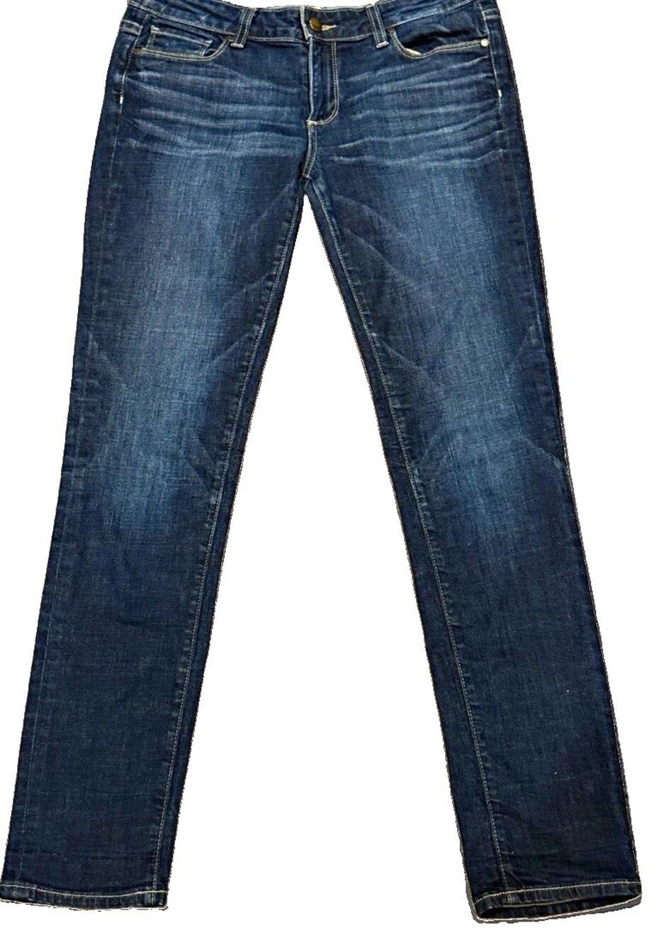 PAIGE Jimmy Jimmy Skinny Jeans Women’s 27 Dark Wash Stretch Denim Made USA